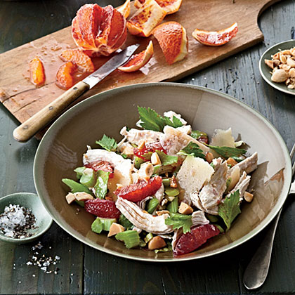 Winter Chicken Salad with Citrus and Celery 
