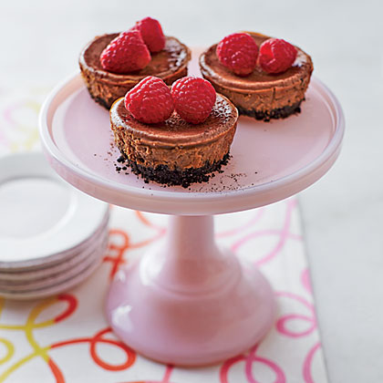 Mini Mexican Chocolate Cheesecakes 