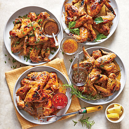 Grilled Salt-and-Pepper Chicken Wings