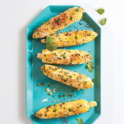 Corn with Chile-Cheese Mayo 
