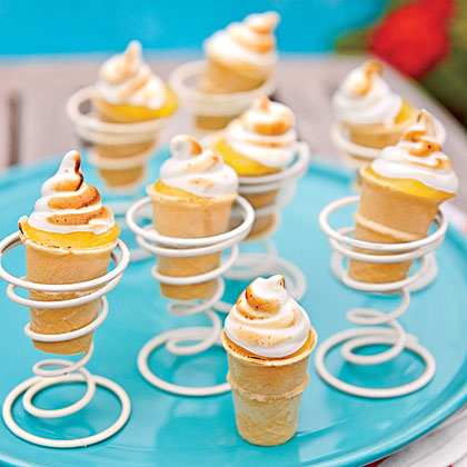 Key Lime Curd Cones