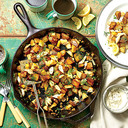 Smoked Trout-Apple Hash 
