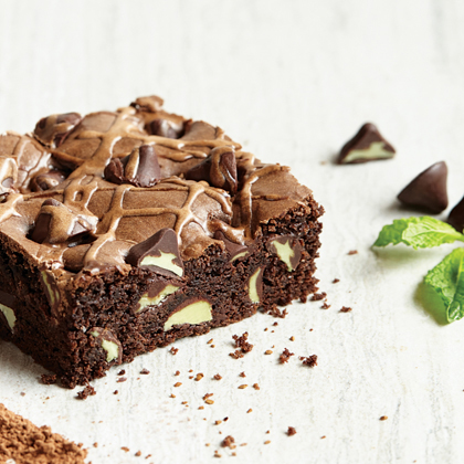 Mocha Brownies with Mint Filled DelightFulls™ 