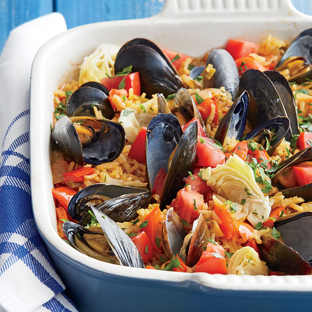 Catalan Rice with Mussels 