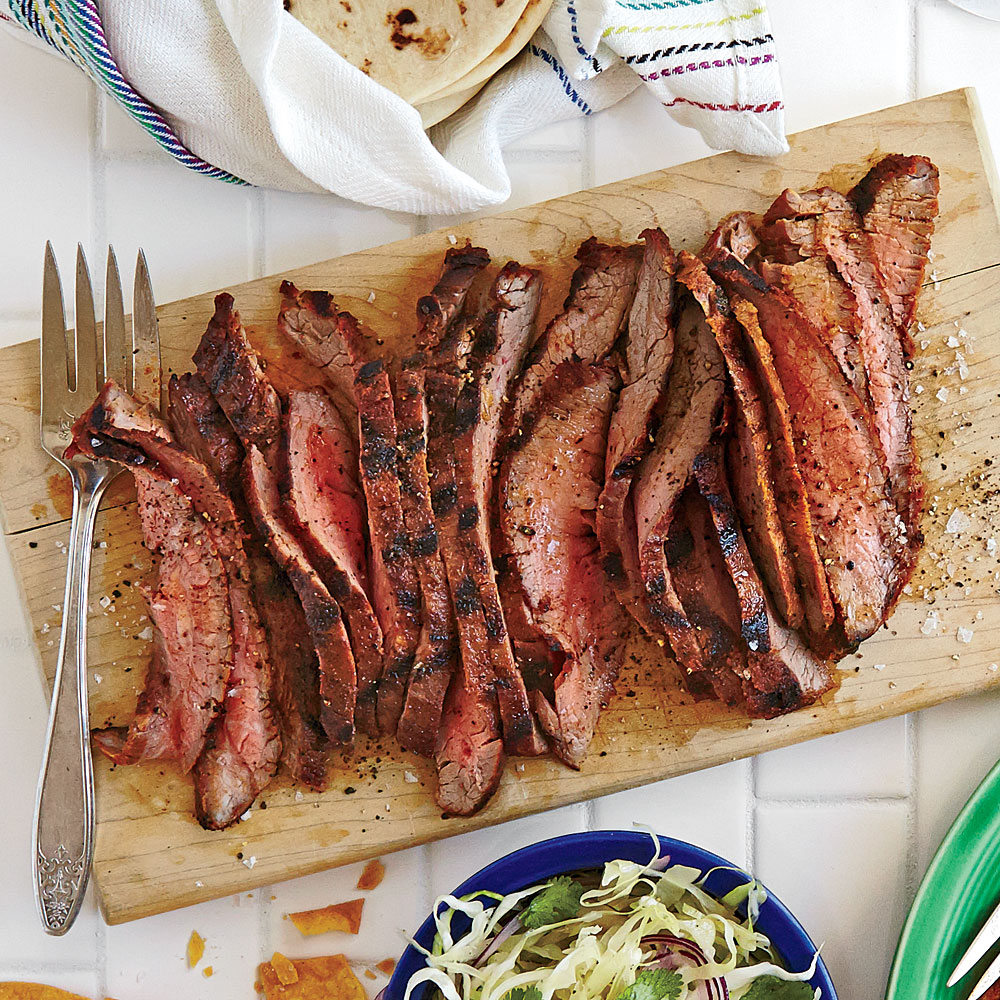 Spice-rubbed Grilled Flank Steak