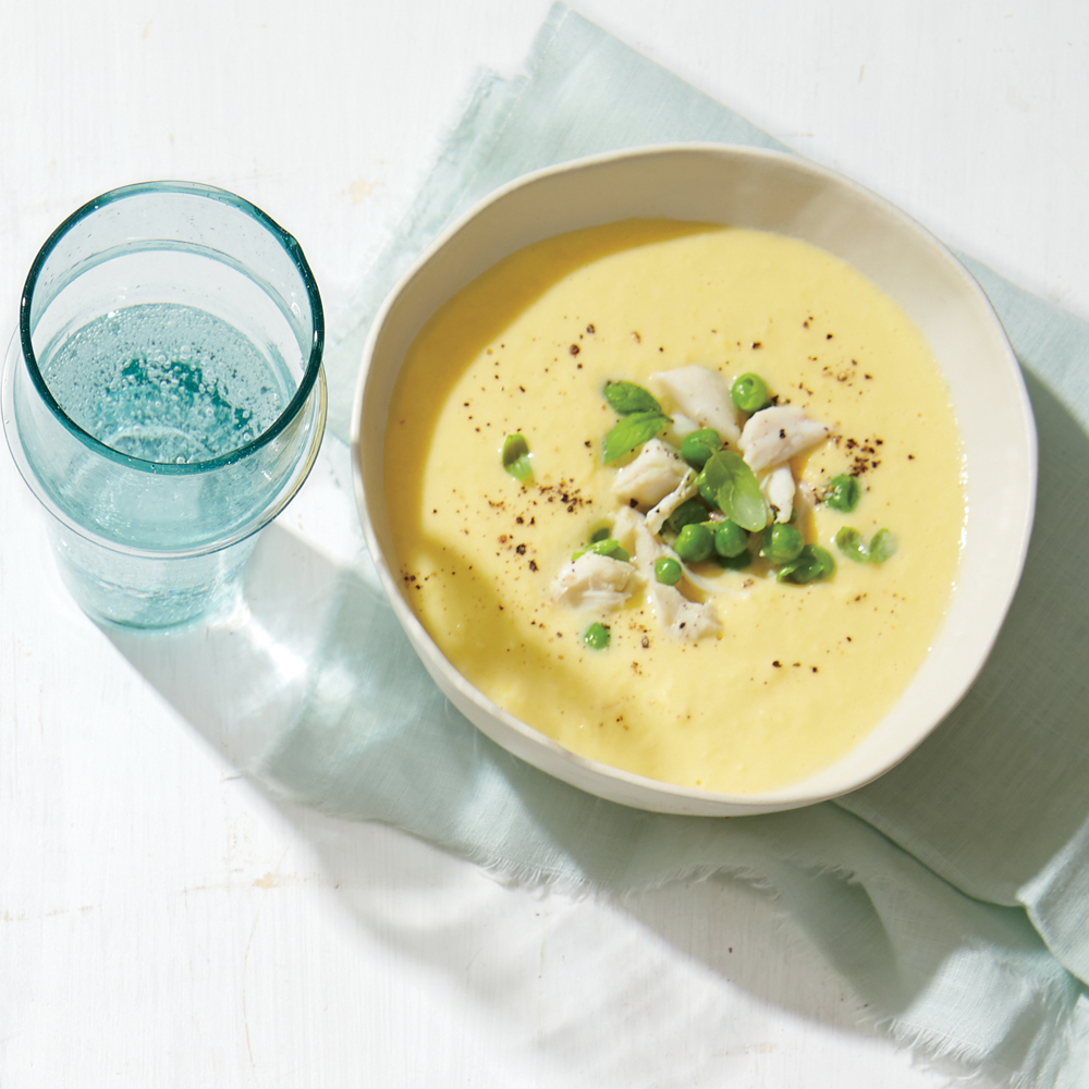 Sweet Corn Soup with Crab 