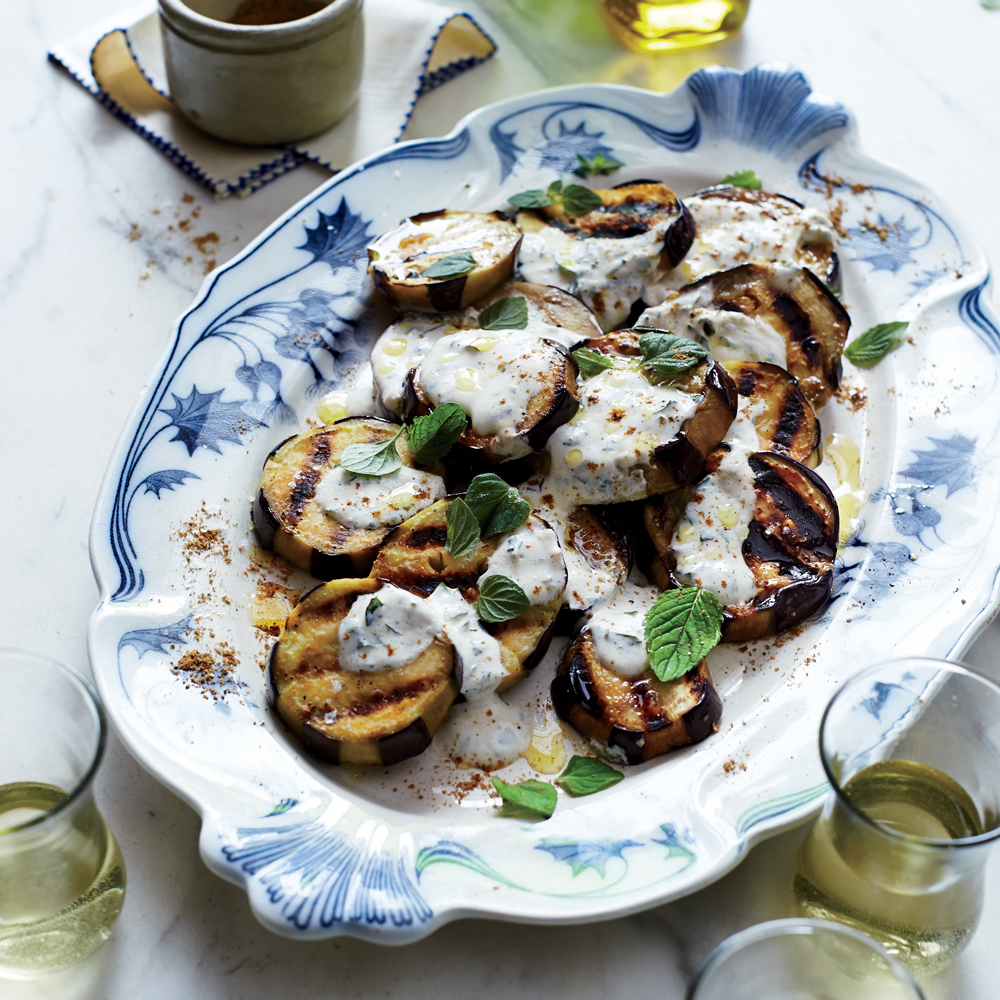 Grilled Eggplant with Moroccan Spices (Aubergines &agrave; la Marocaine) 