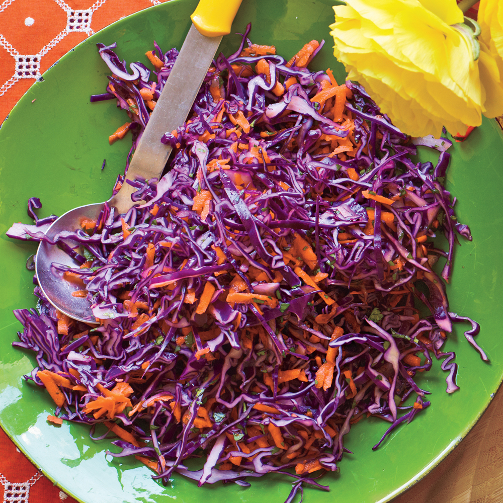 Tangy Red Cabbage Slaw 