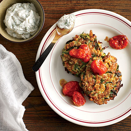 zucchini-farro-cakes-herbed-goat-cheese-slow-roasted-tomatoes-ck-x.jpg