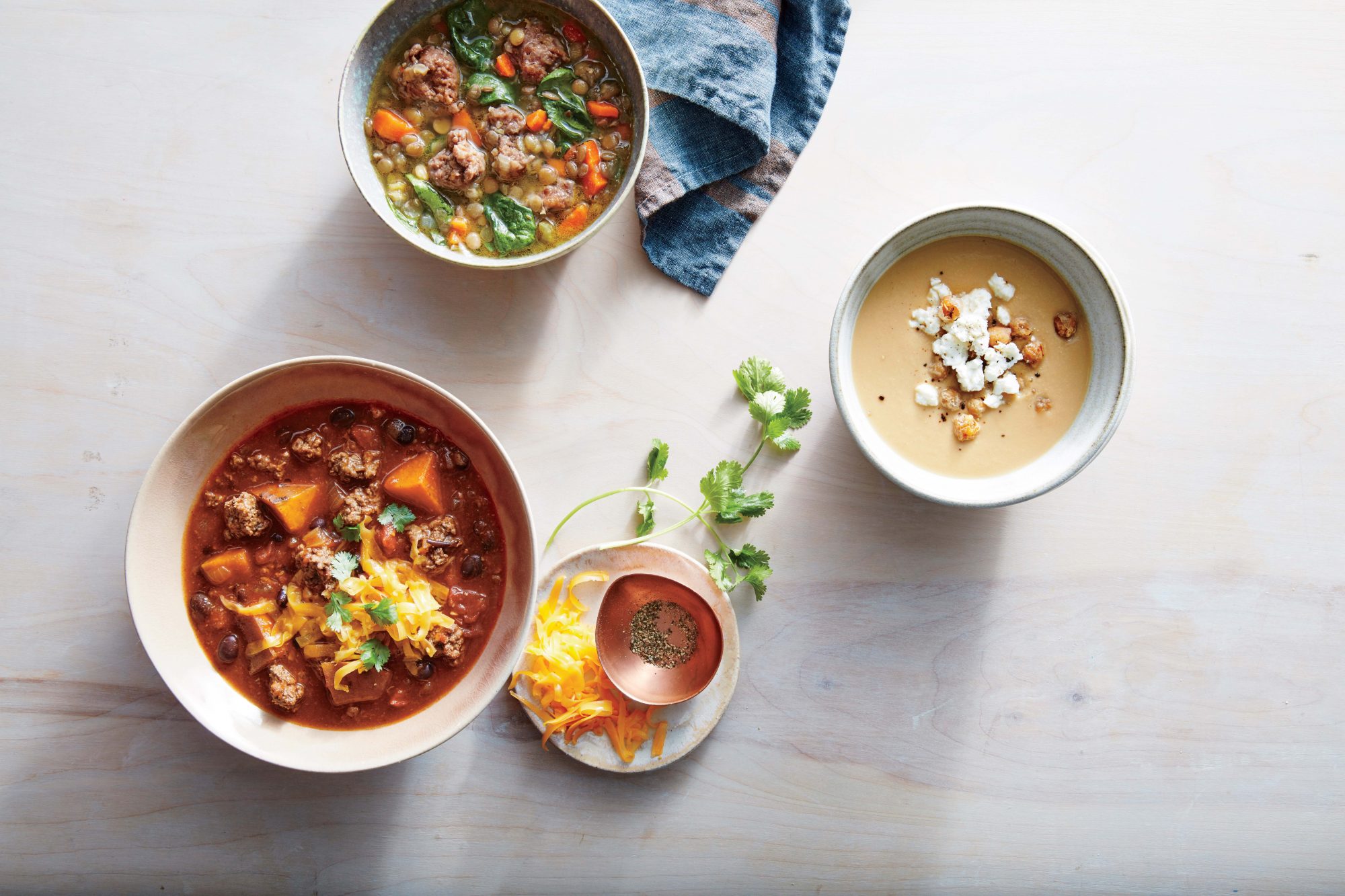 Herby Lentil-and-Sausage Soup