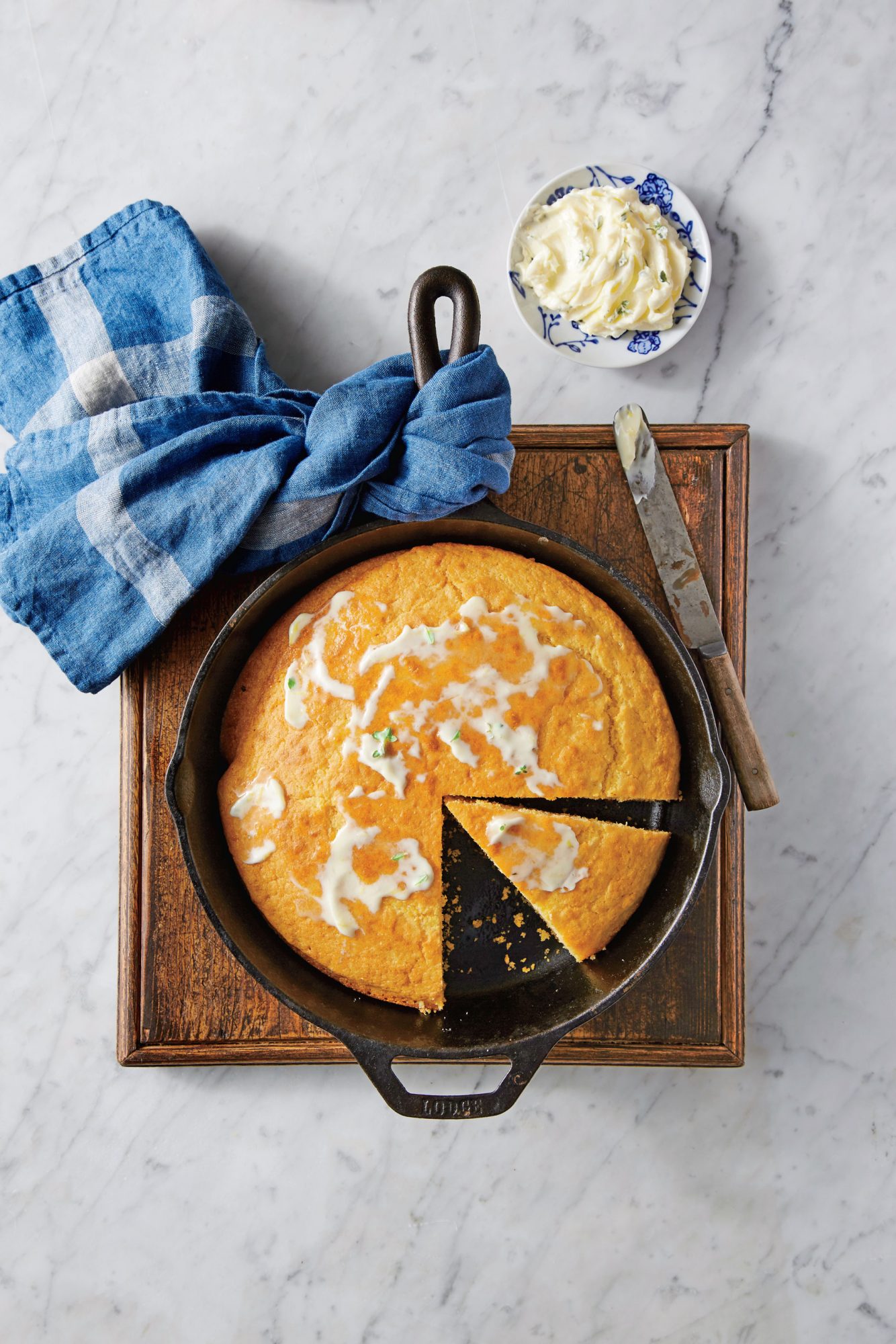 Cornbread with Lemon-Thyme Butter image