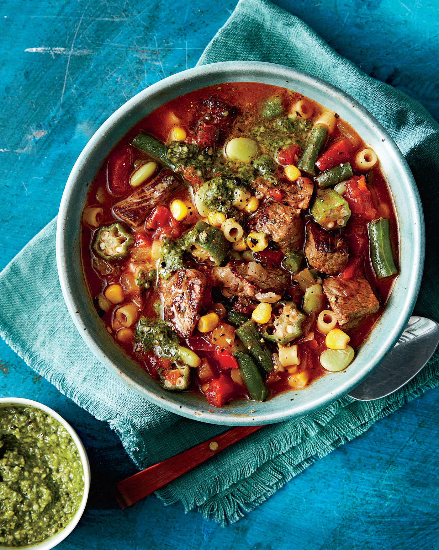 Hearty Beef and Freezer Veggie Soup image