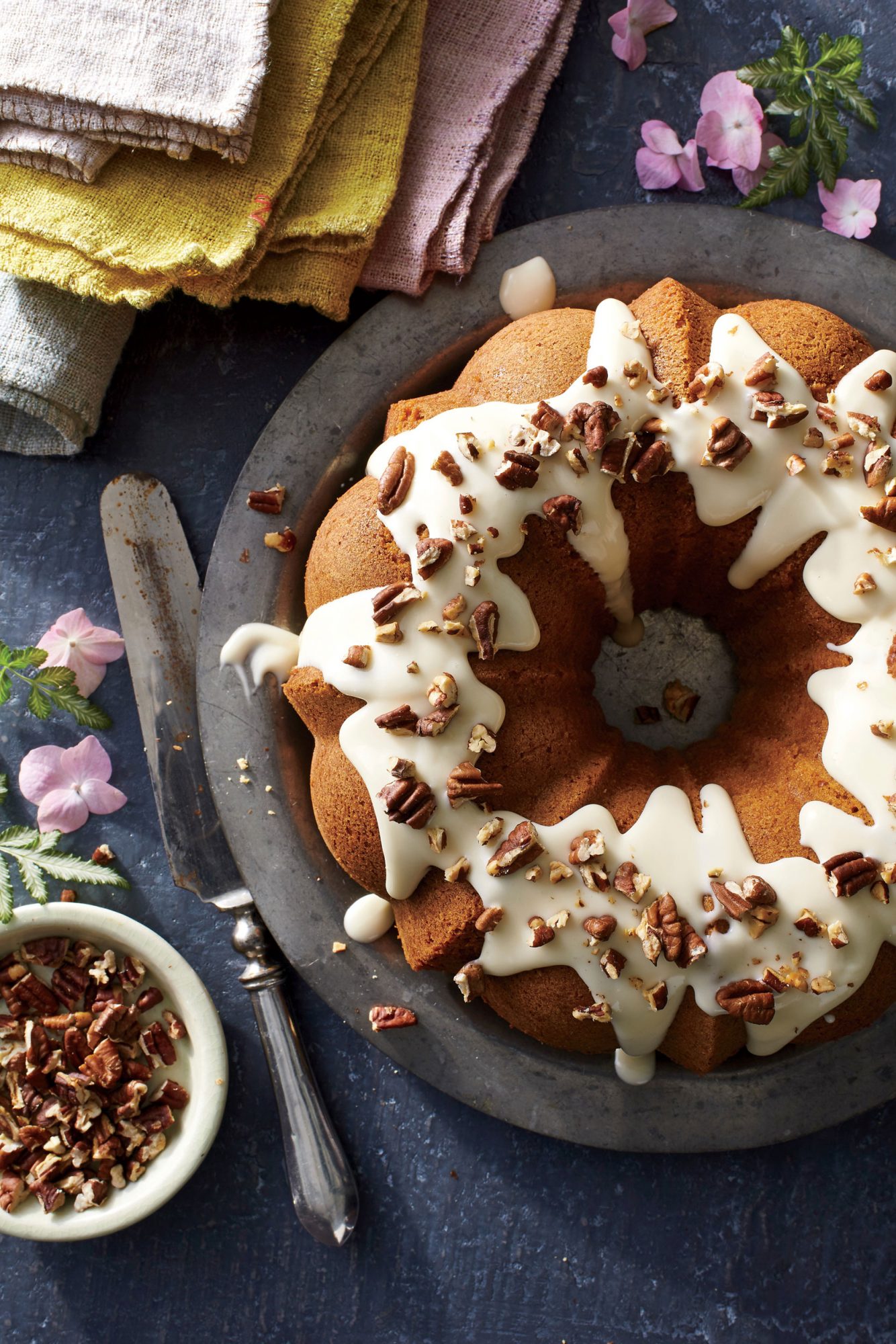 Browned Butter Carrot Cake with Cream Cheese Glaze