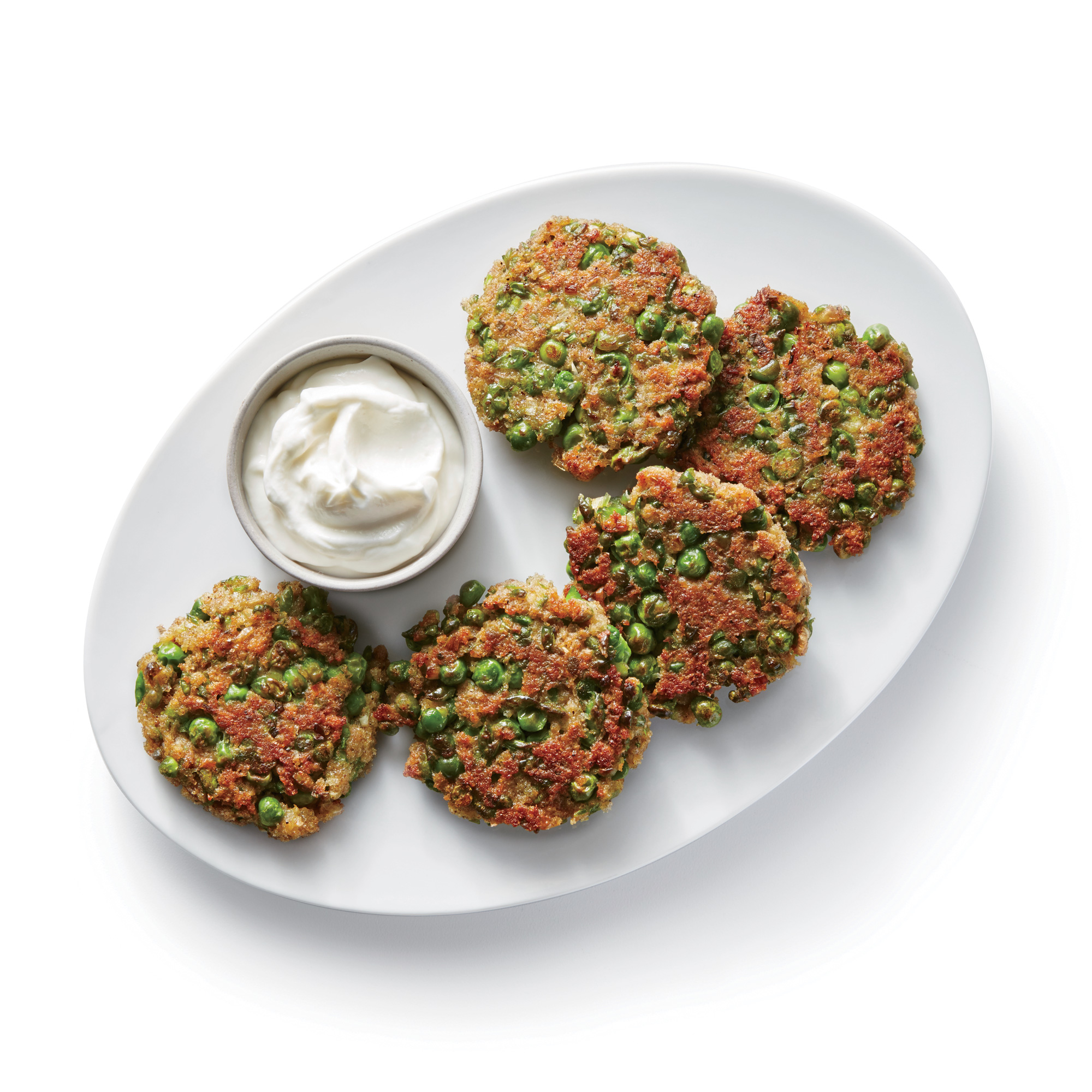 Indian-Spiced Pea Fritters