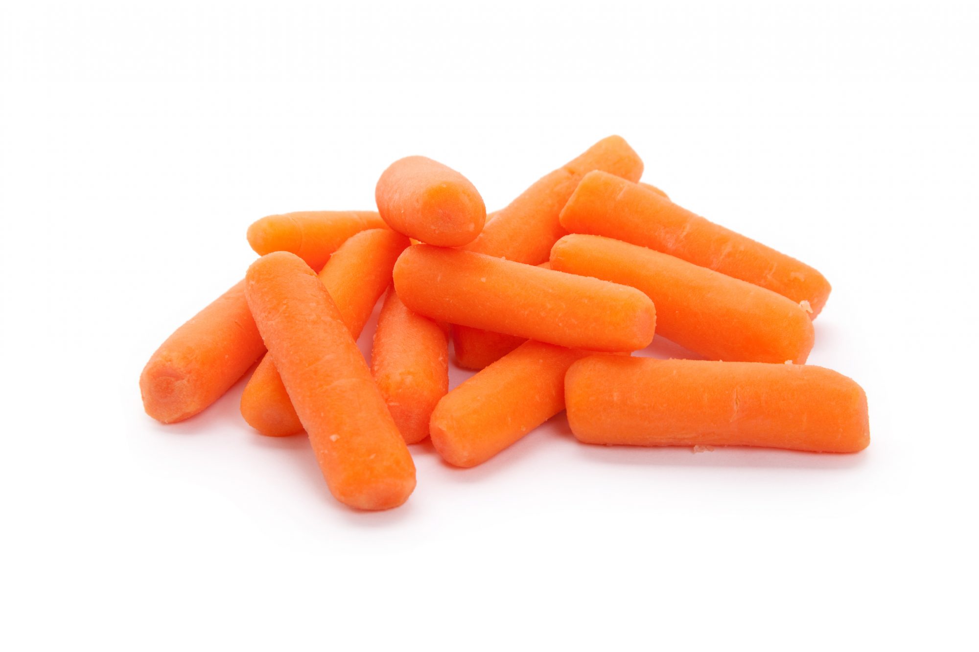 Carrot with white background
