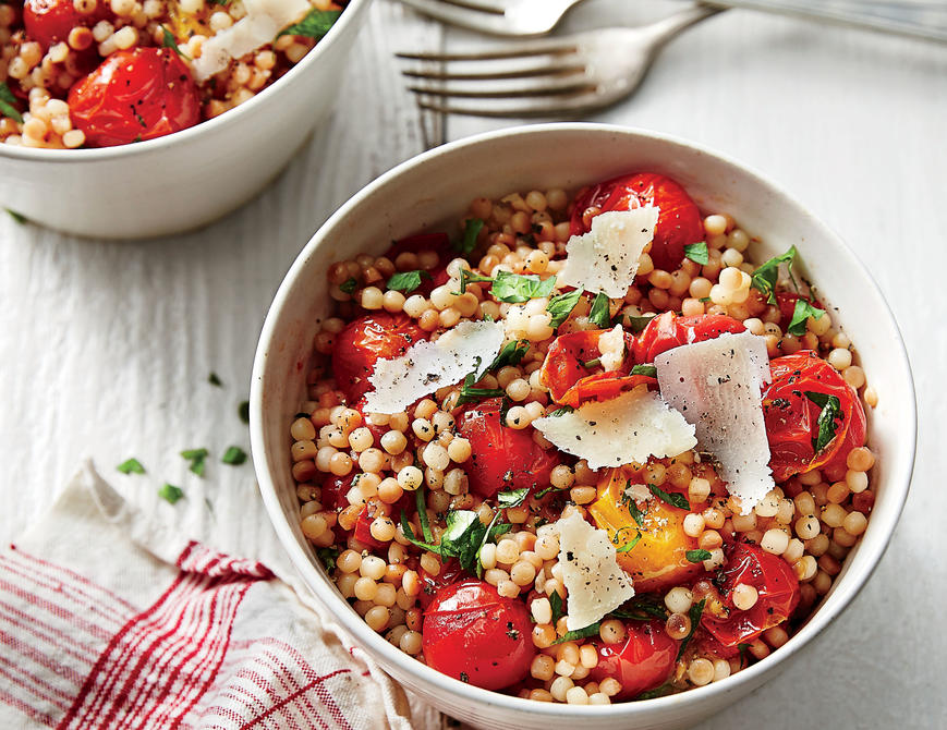 Toasted Couscous and Tomato Salad
