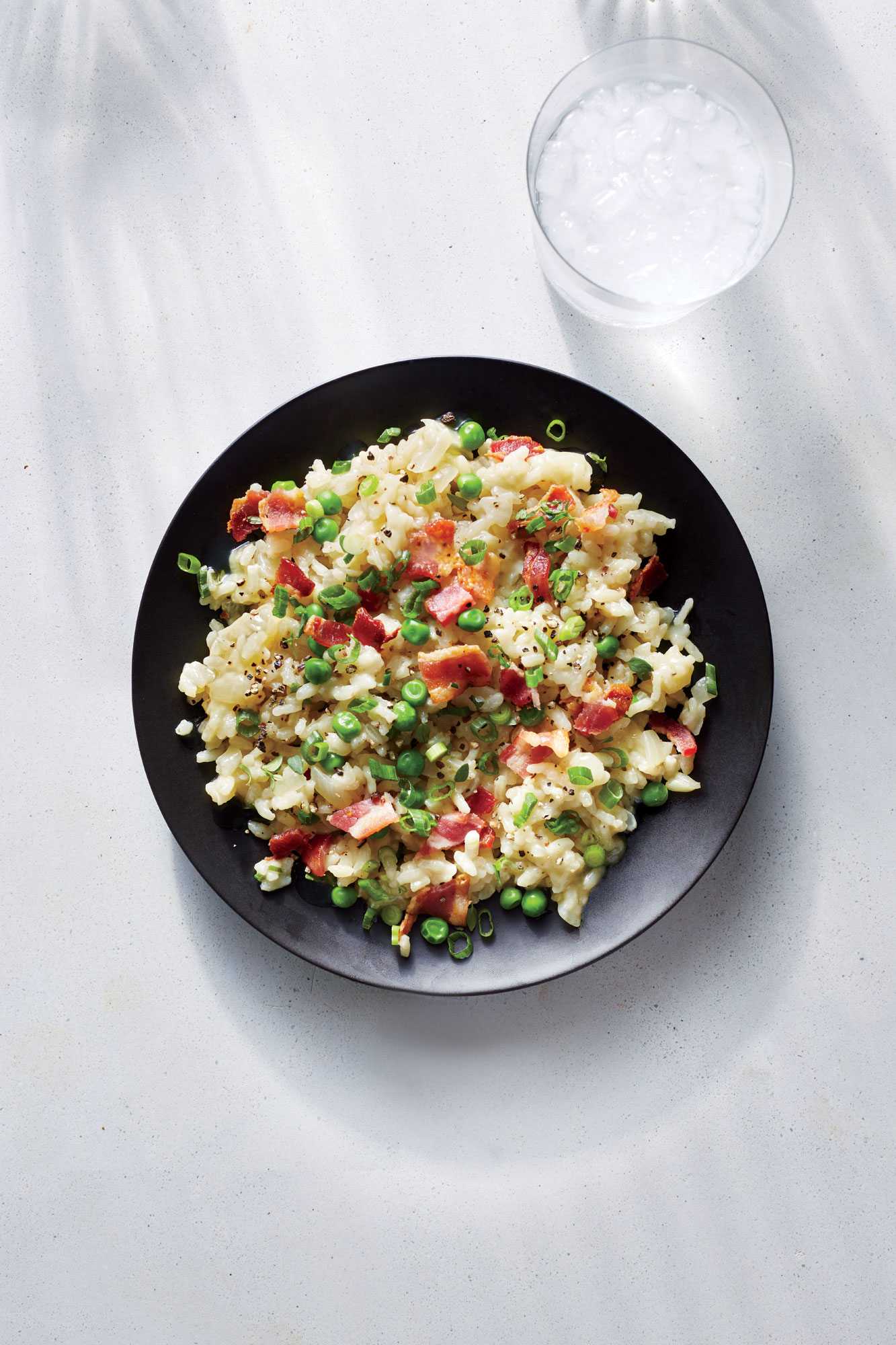 White Cheddar and Bacon Risotto
