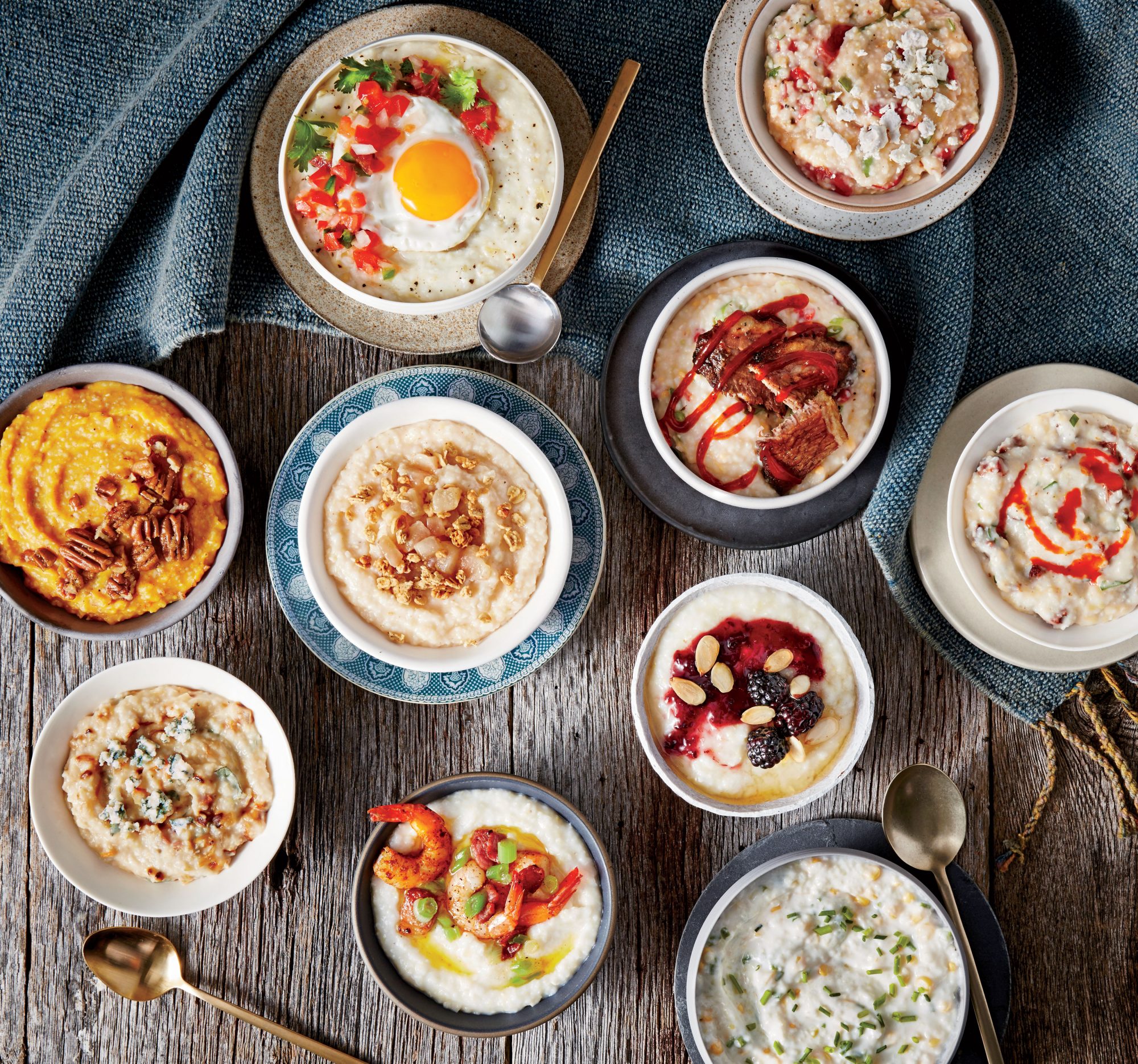 Hatch Chile Breakfast Bowl Grits 