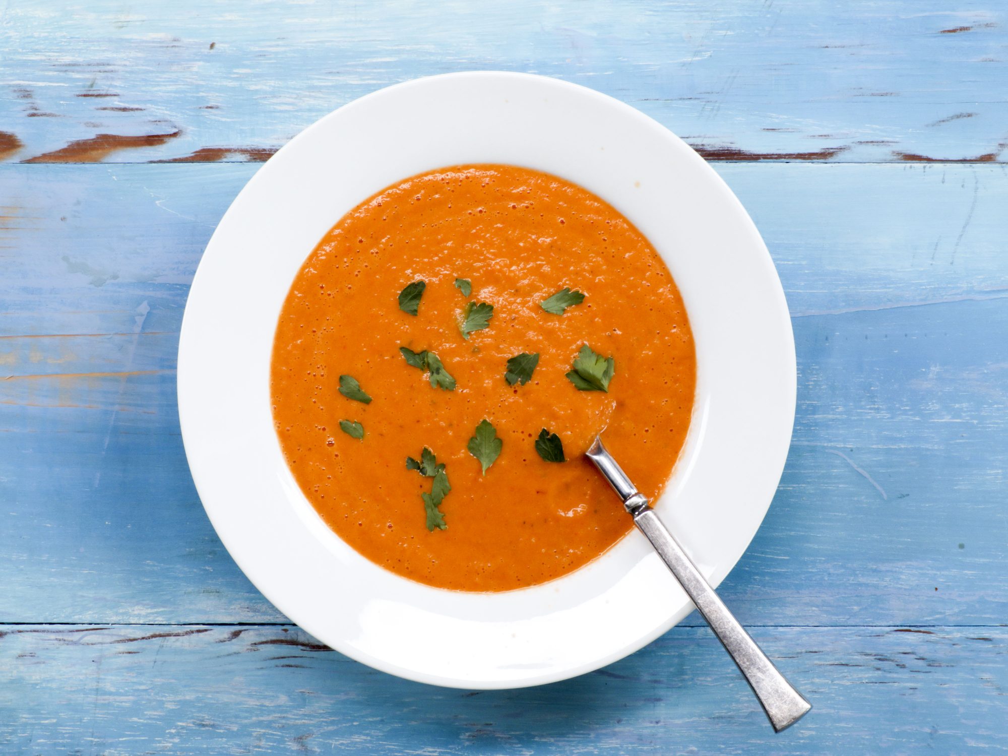 Creamy Tomato-Vegetable Soup image