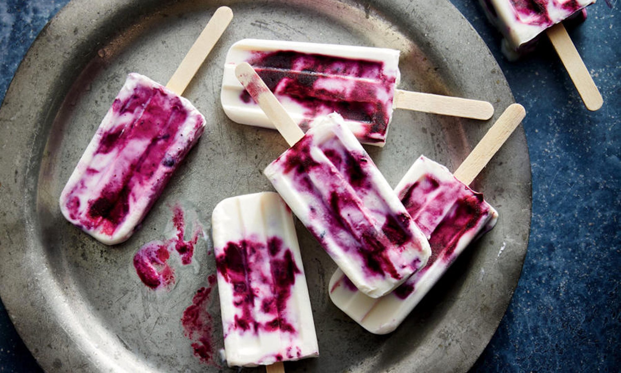 Blueberry-Lavender Yogurt Pops Let You Eat Ice Cream for Breakfast 