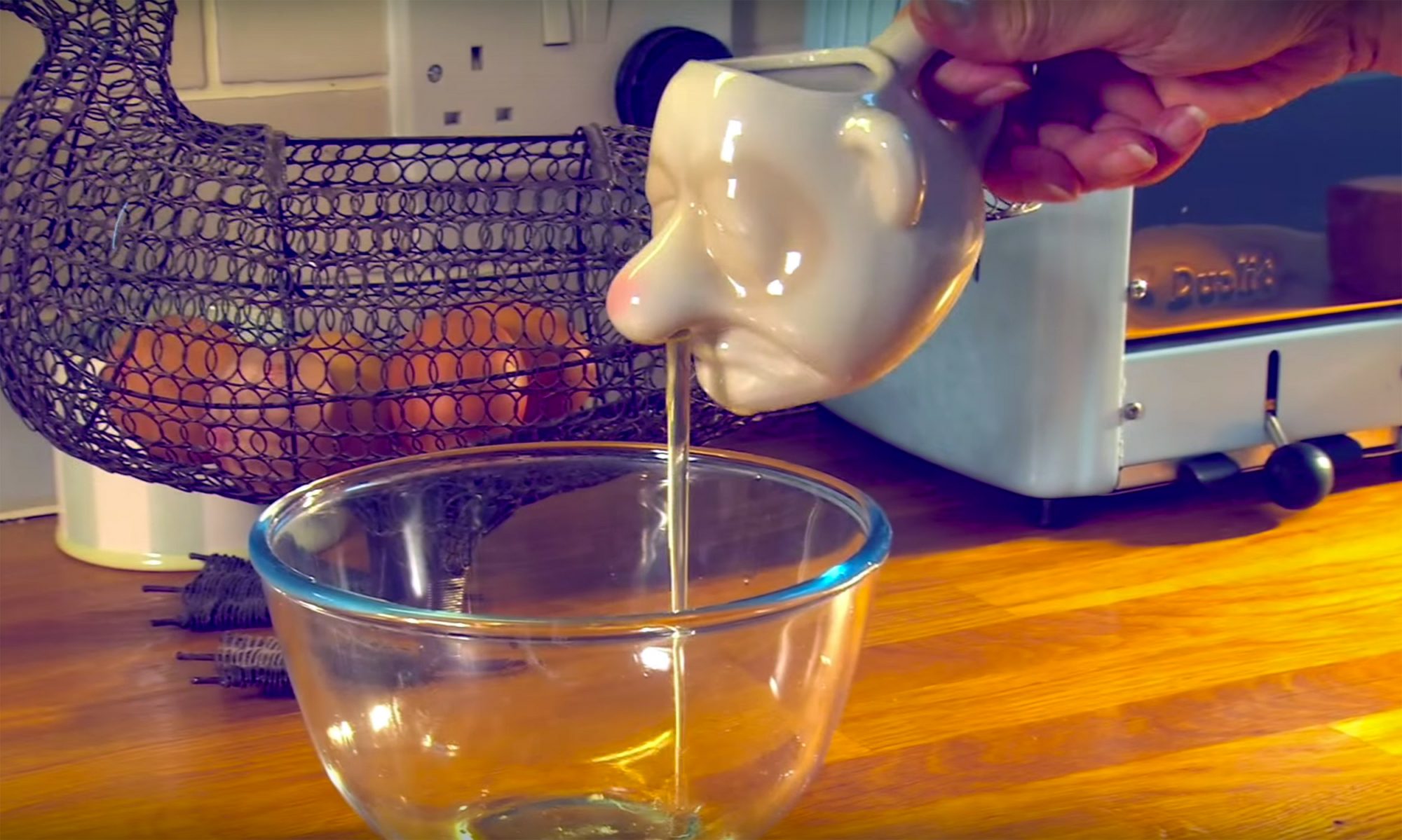 EC: The Mr. Sniffles Egg Separator Is the Grossest Way to Separate Eggs