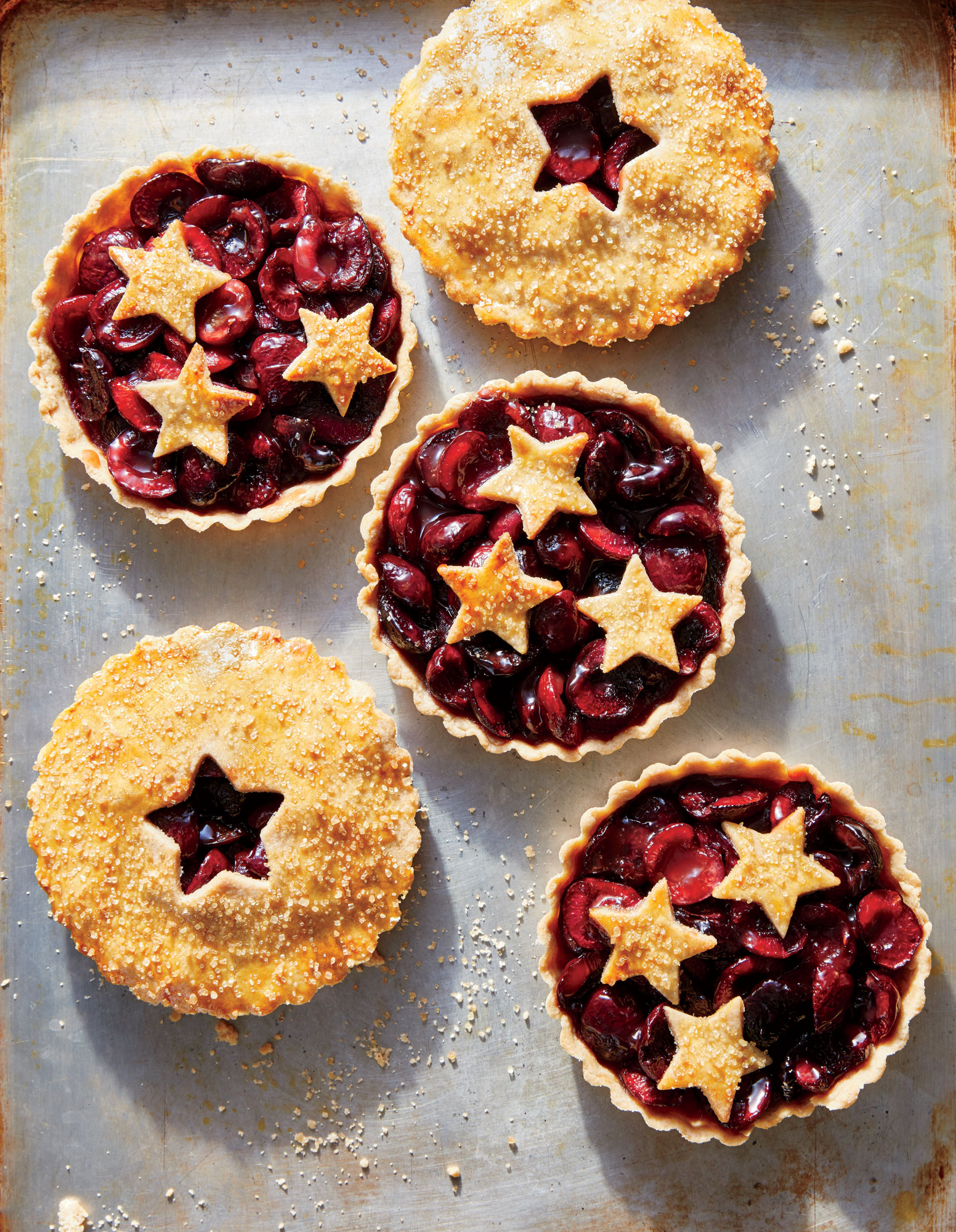 Sweet-and-Sour Cherry Tartlets