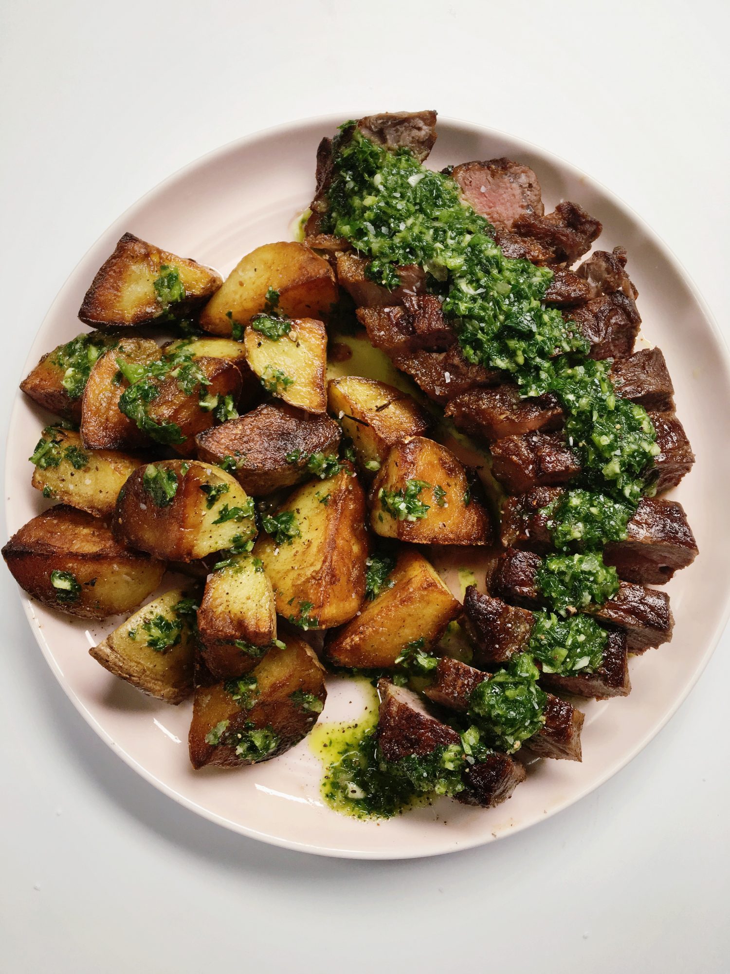 Easy Steak Dinner with Potatoes