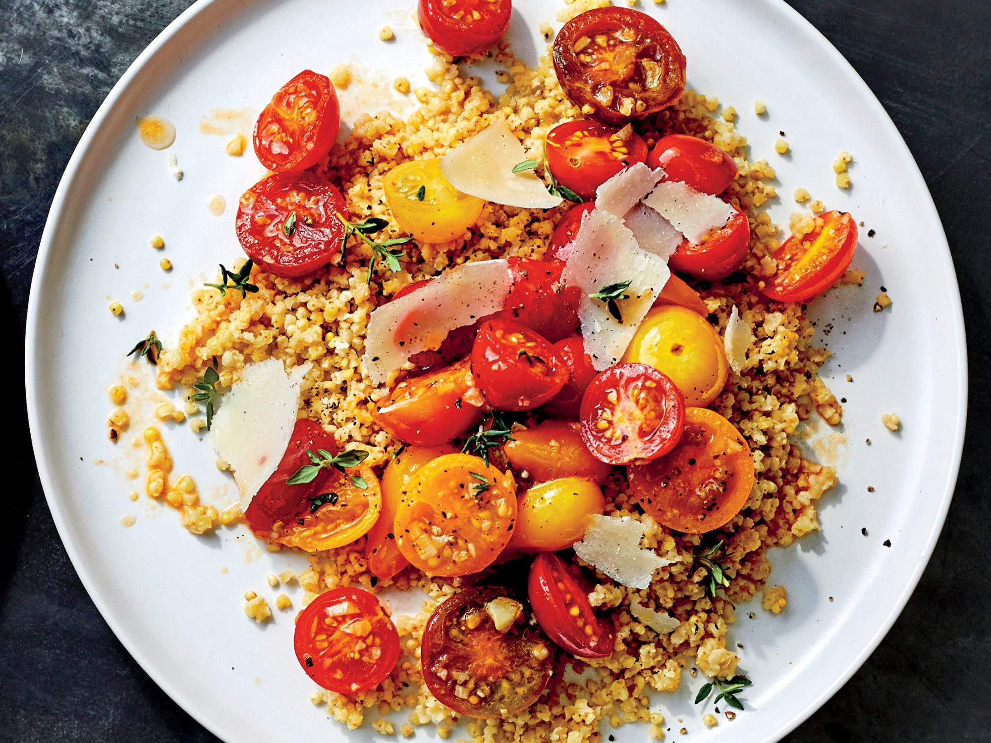 Millet and Tomatoes