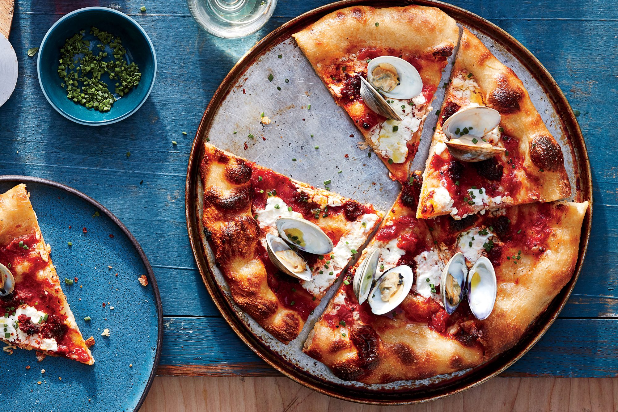 Clam-and-&rsquo;Nduja Pizza