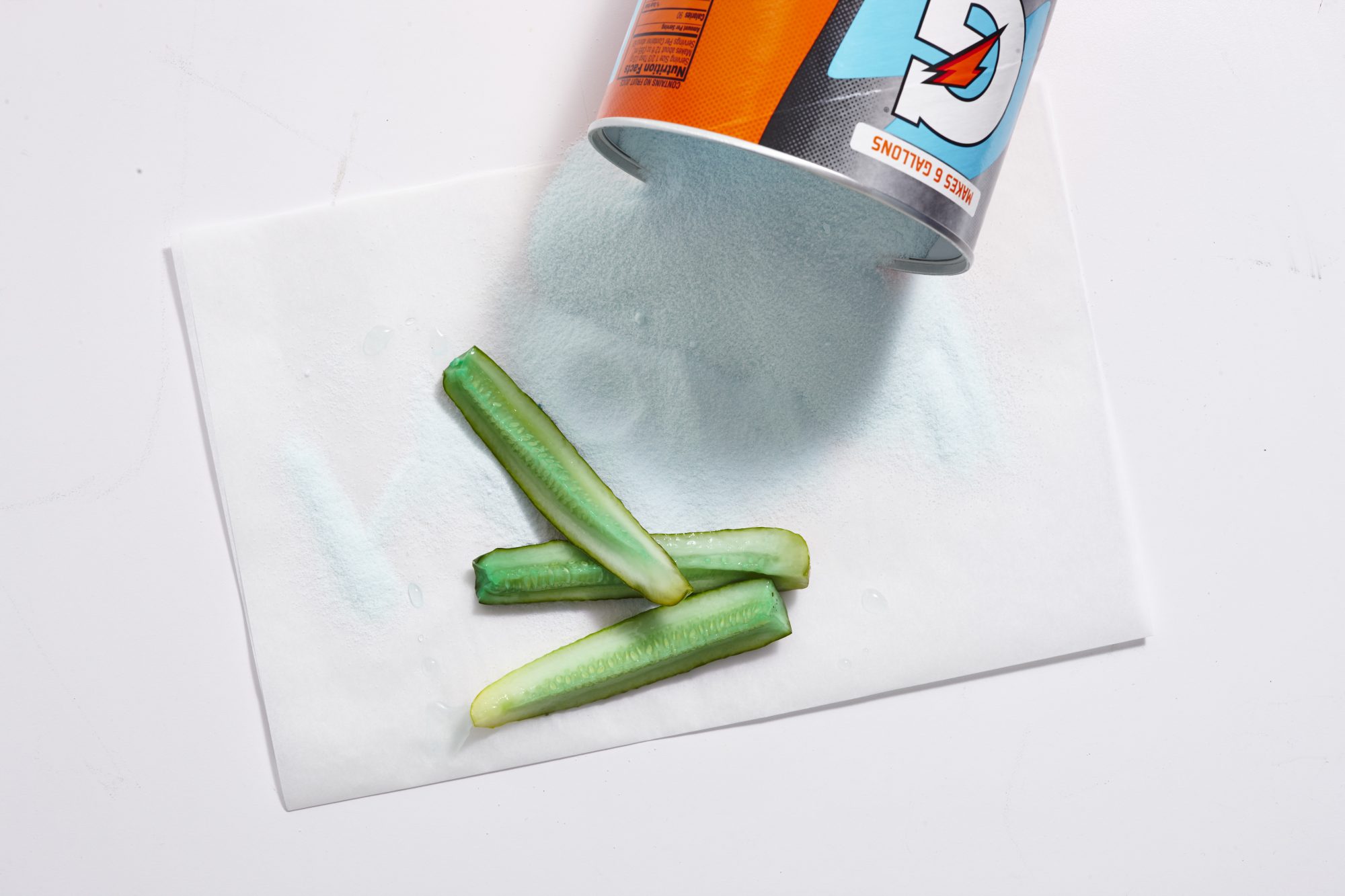 Blue Gatorade Pickles image