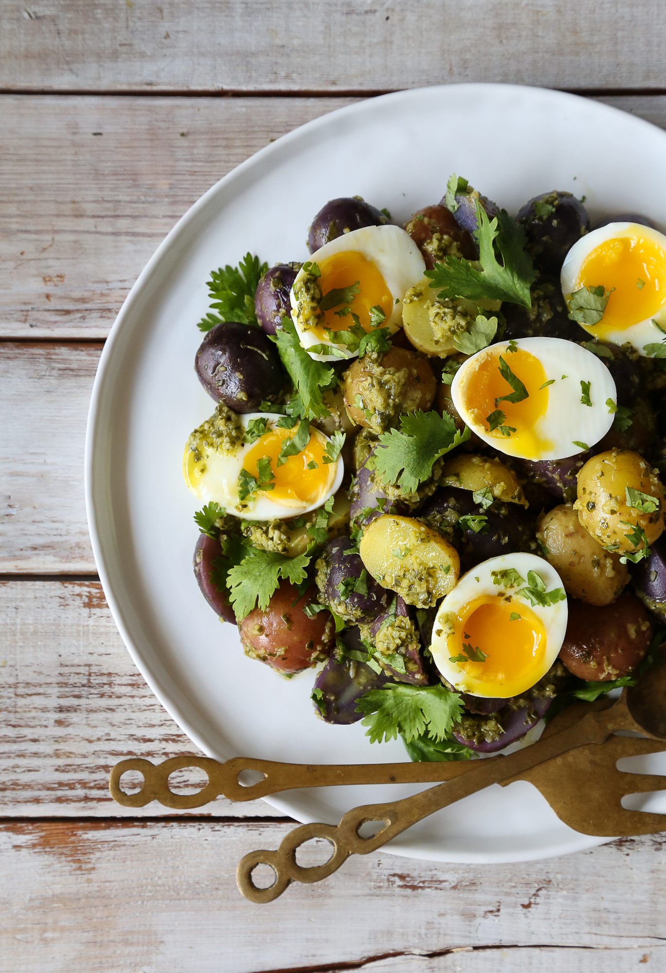 Chimichurri Potato and Egg Salad