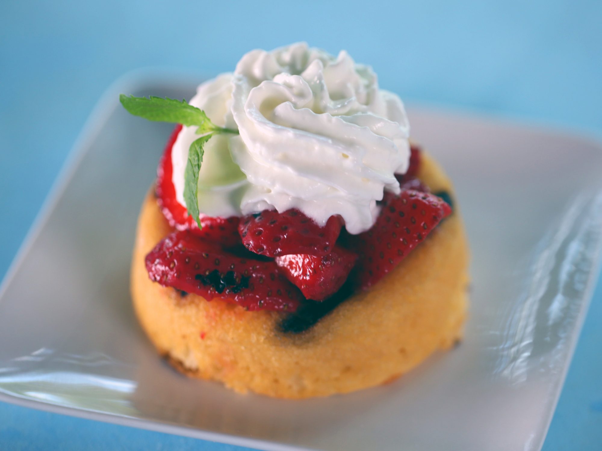 Grilled Strawberry Shortcake 