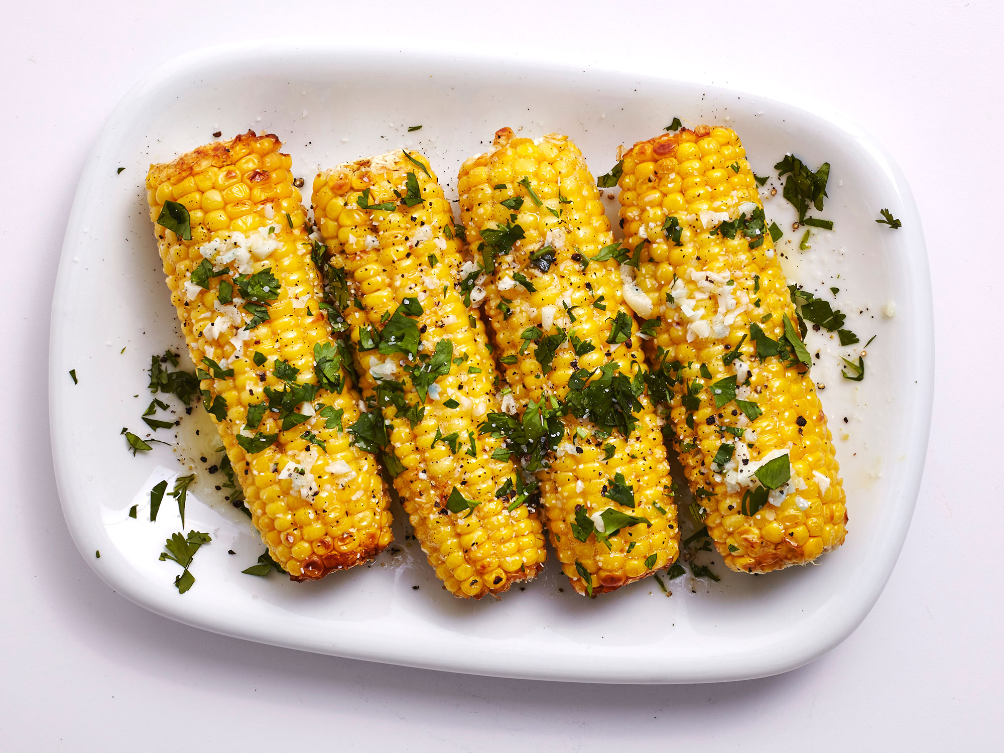 Air-Fried Mexican-Style Corn