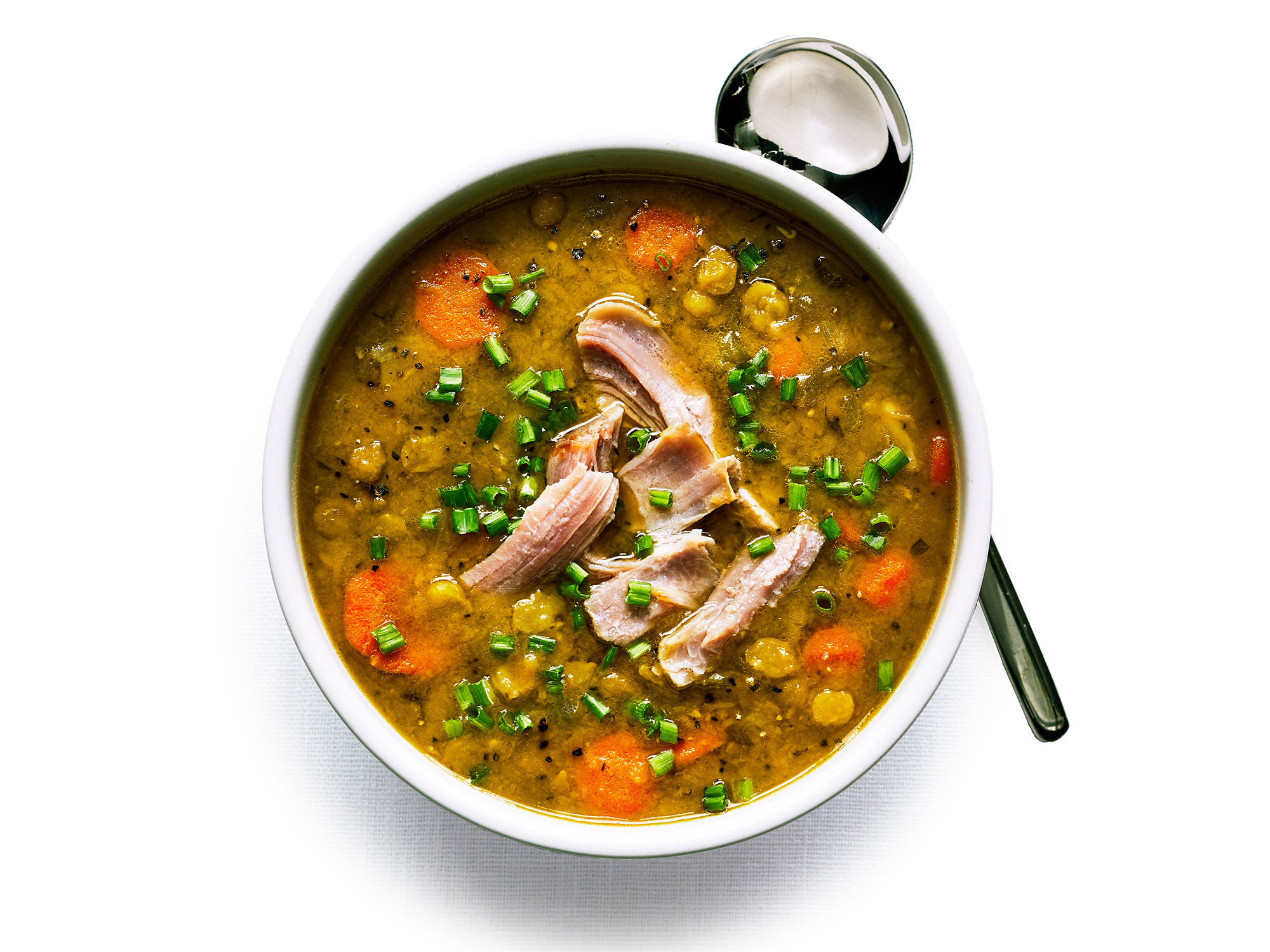 Slow-Cooker Split Pea Soup with Smoked Turkey