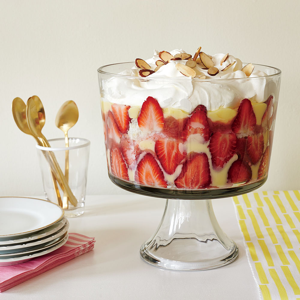 Strawberry-Rhubarb Trifle