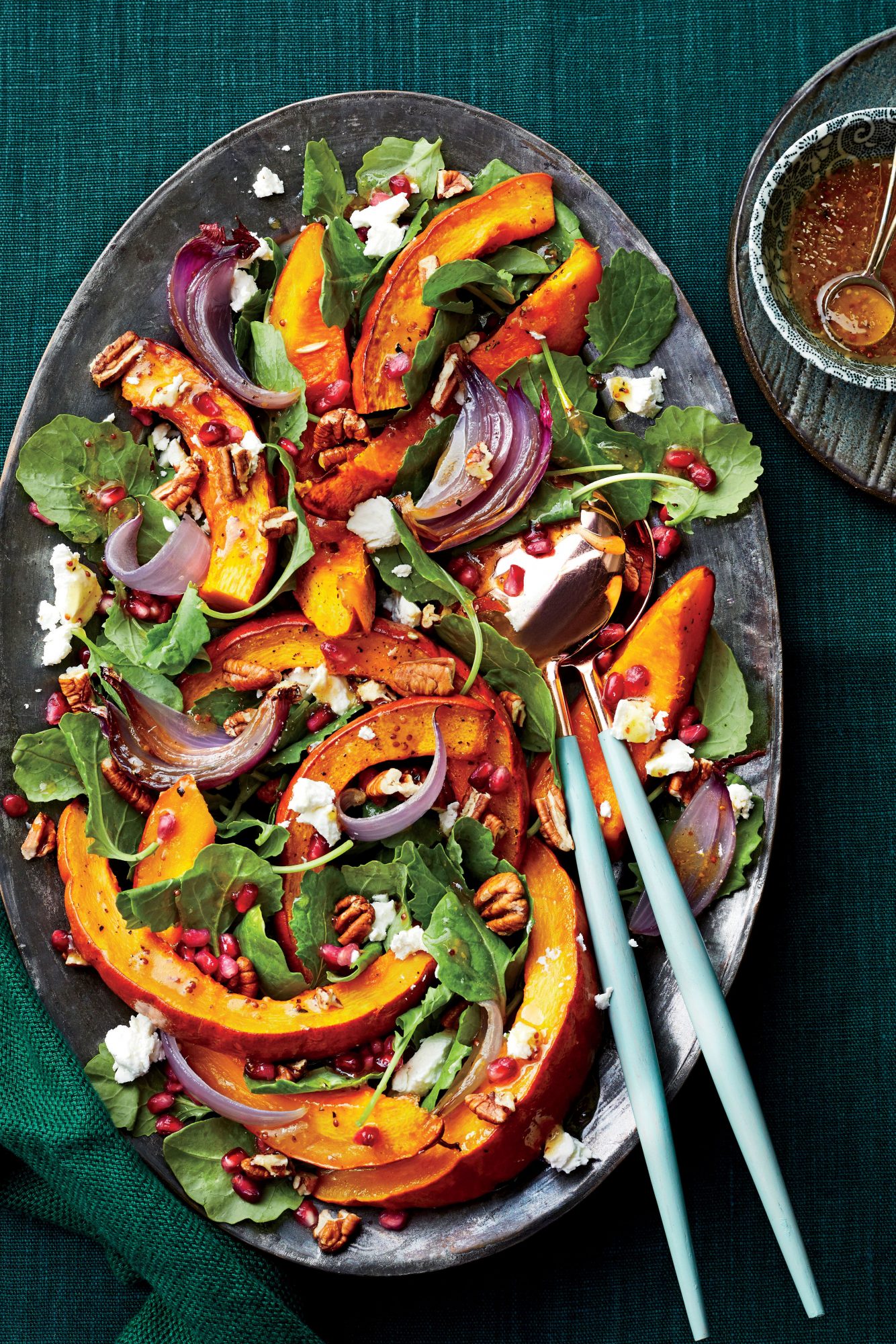 Roasted Pumpkin-and-Baby Kale Salad