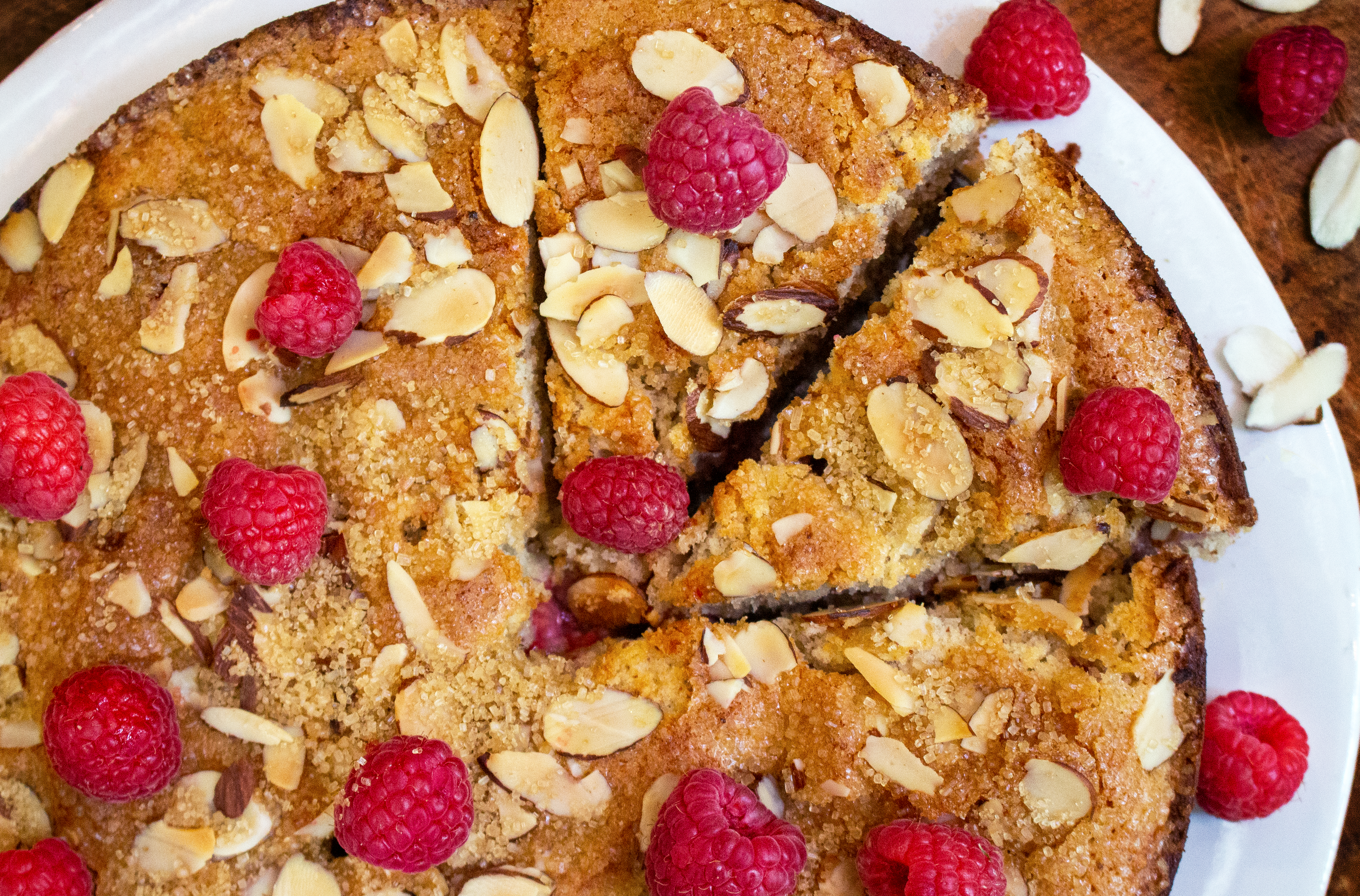 mr-Raspberry, Sumac, and Almond Snack Cake image