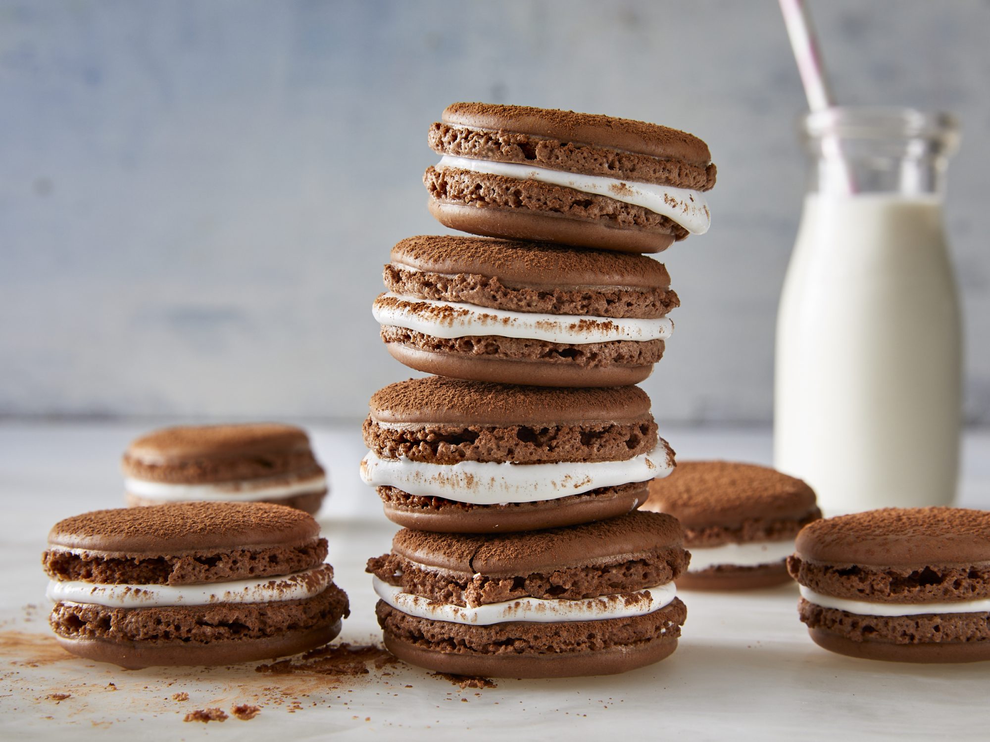 Mexican Hot Chocolate Macarons 
