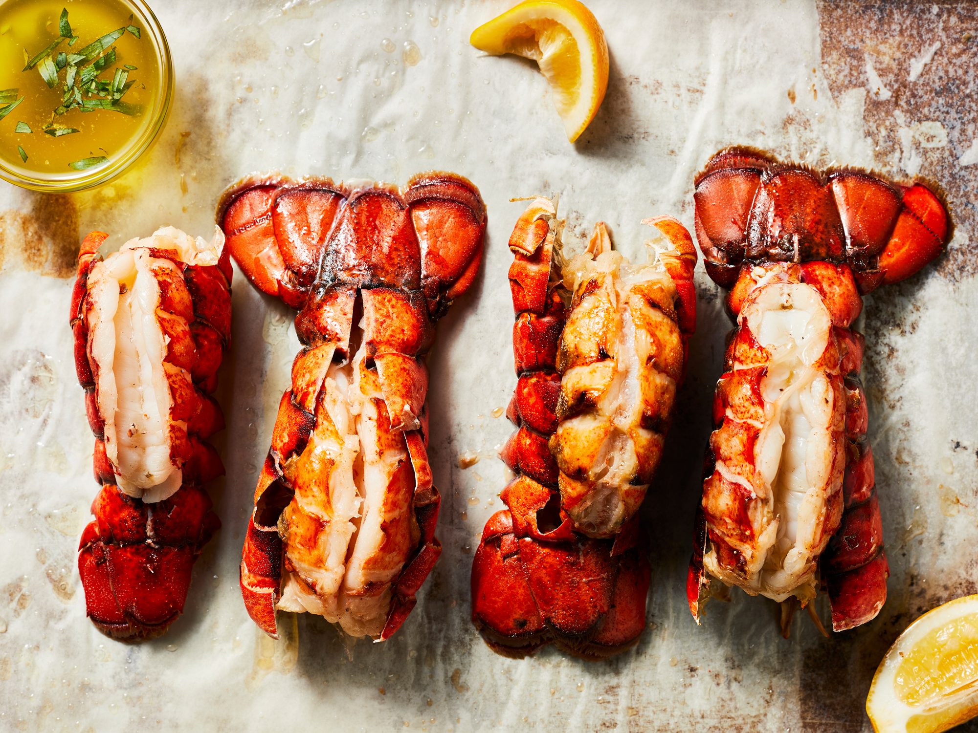 Baked Lobster Tails with Citrus-Herb Butter