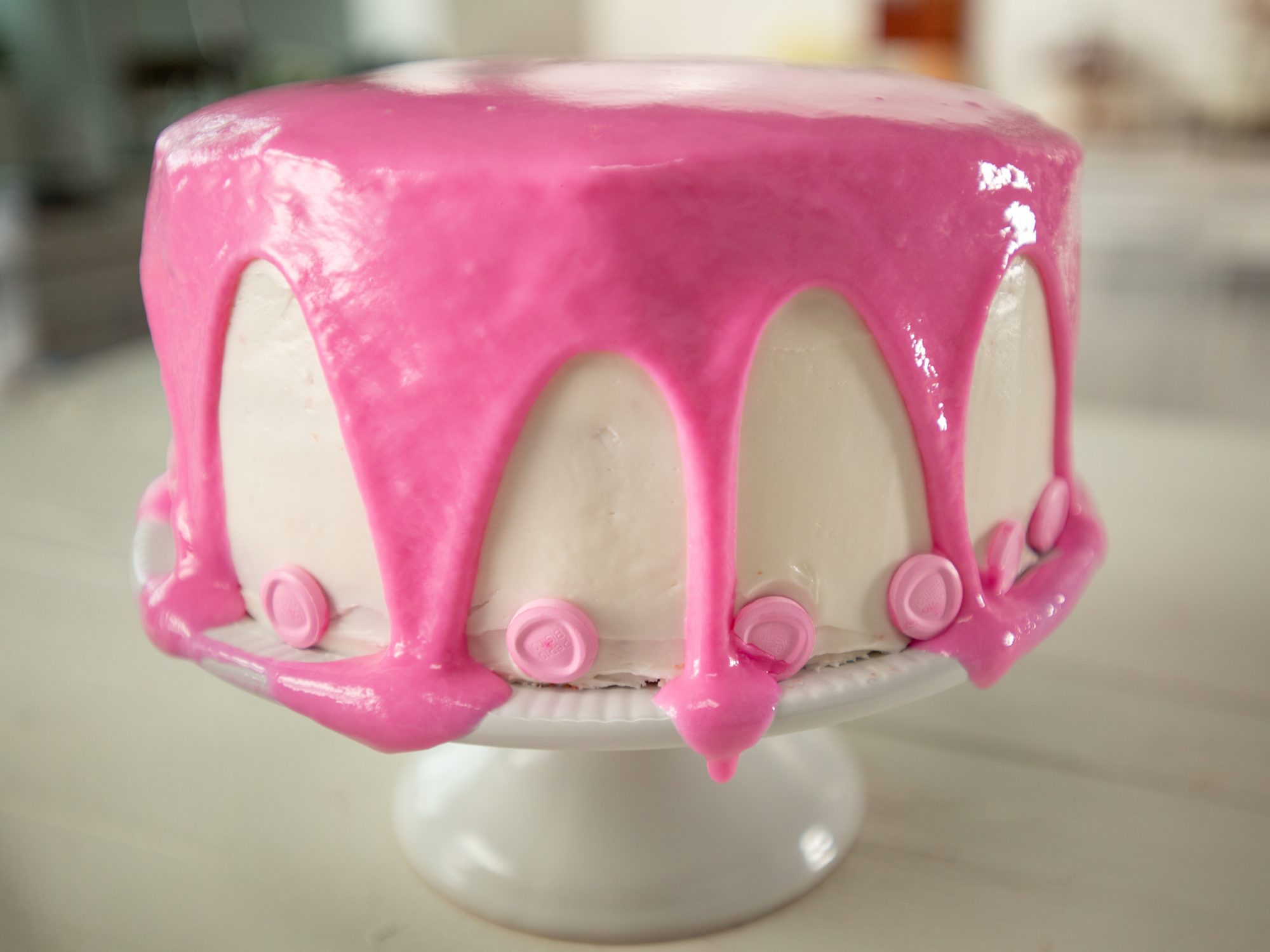 Pepto Bismol Cake image