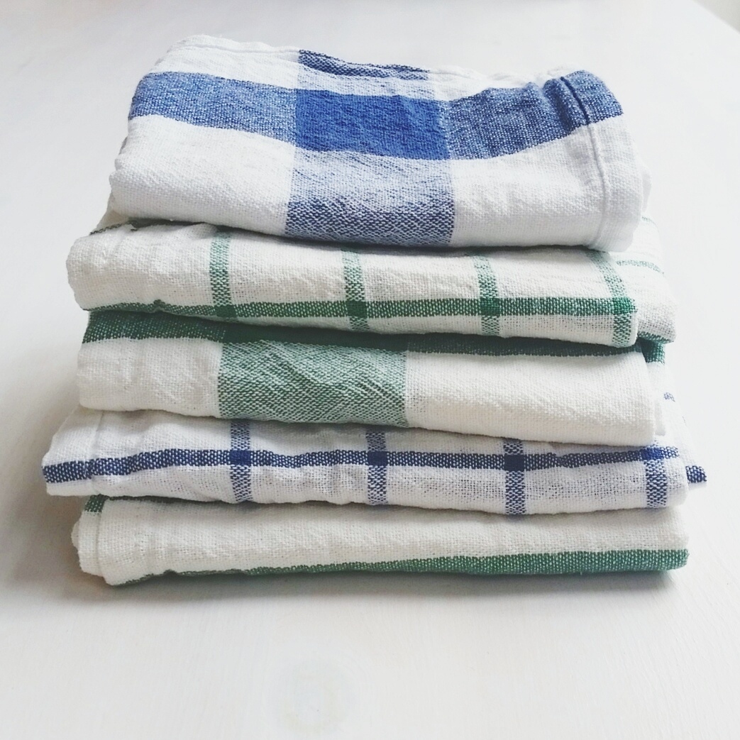 Stack of dish towels