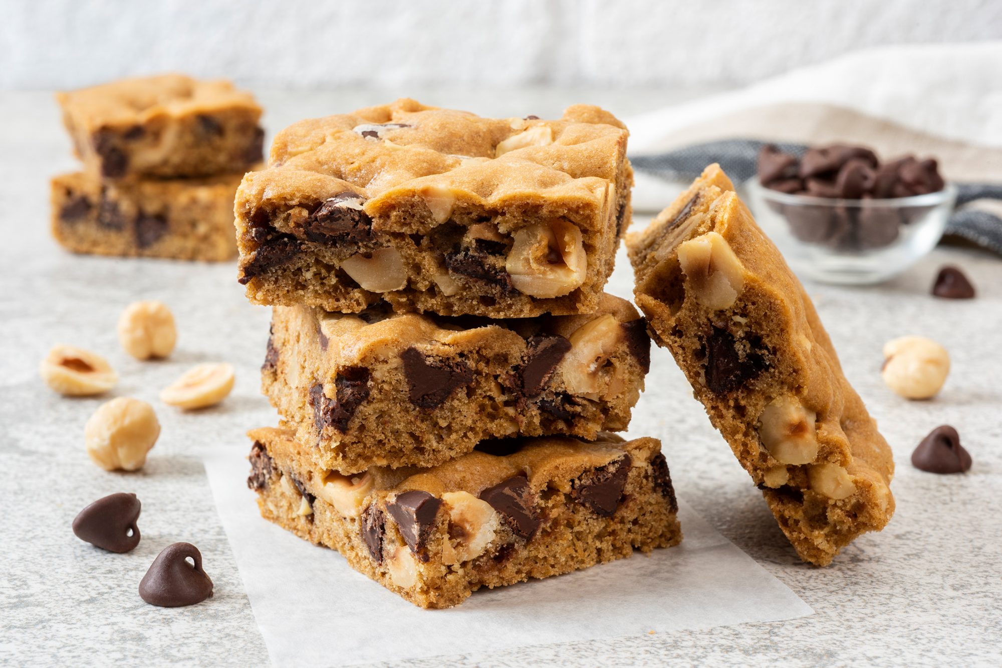 Stack of cookie bars