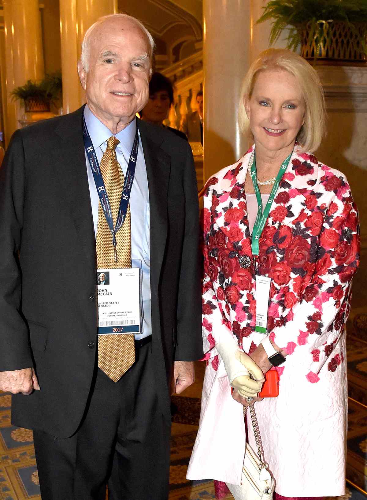 John McCain, United Senator from Arizona and his wife Cindy