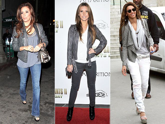 GRAY LEATHER JACKETS