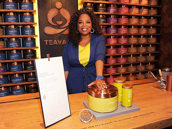 Oprah Surprises Patrons for Launch of Oprah Chai