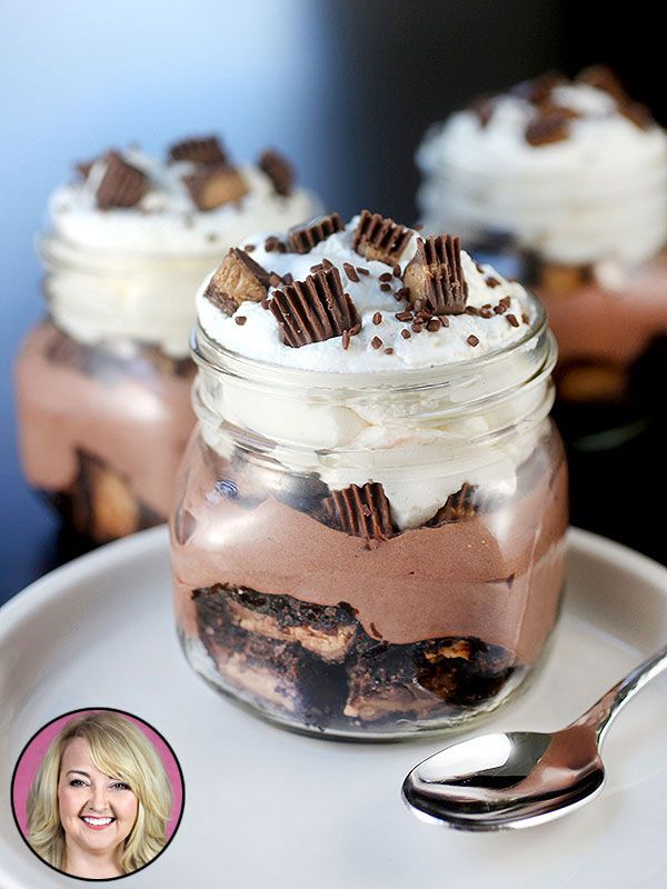 Bakerella's Peanut Butter Cup Brownie Trifles