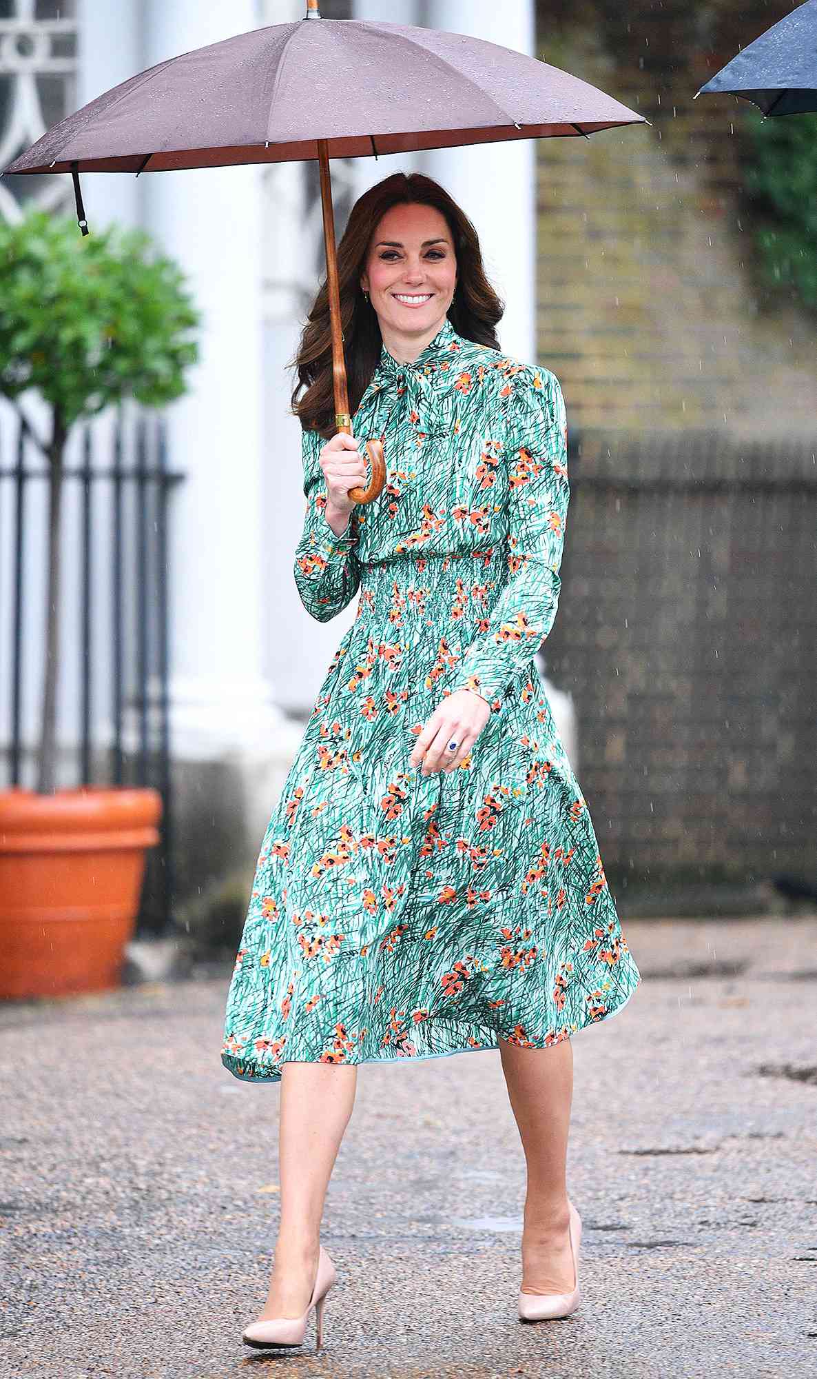 Royals visit the Princess Diana memorial garden, Kensington Gardens, London, UK - 30 Aug 2017