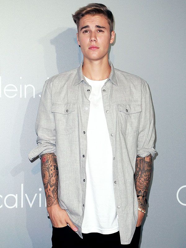 Justin Bieber attends Calvin Klein Jeans Music