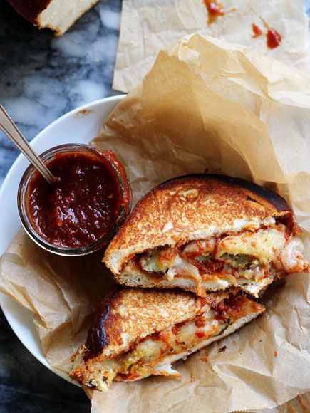 EGGPLANT PARM GRILLED CHEESE