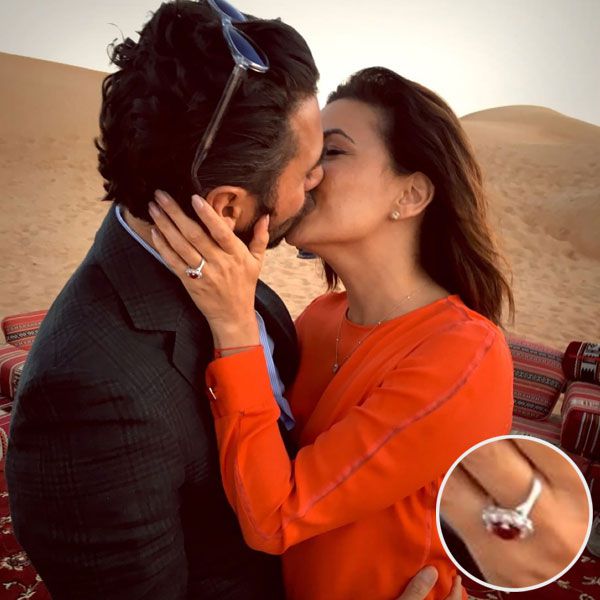 Eva Longoria Engagement Ring Instagram